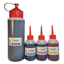 Canon - HP Mürekkep Siyah ve Renkli Kartuş Mürekkep Dolum Seti 500 ML + 3 x 100 ML Renkli Canon - HP Mürekkep Siyah ve Renkli Kartuş Mürekkep Dolum Seti 500 ML + 3 x 100 ML Renkli