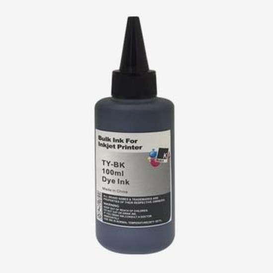 Universal Ink Canon - HP Uyumlu Siyah Mürekkep 100ml