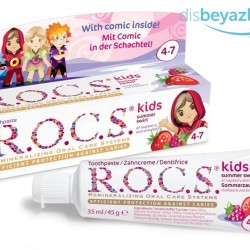 ROCS Kids 3-7 Yaş Floridsiz Diş Macunu - AROMALI ROCS Kids 3-7 Yaş Floridsiz Diş Macunu - AROMALI