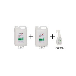 Zhermack Zeta3 Soft Yüzey Dezenfektan Sıvısı 2X2.5LT +750ML Sprey Zhermack Zeta3 Soft Yüzey Dezenfektan Sıvısı 2X2.5LT +750ML Sprey